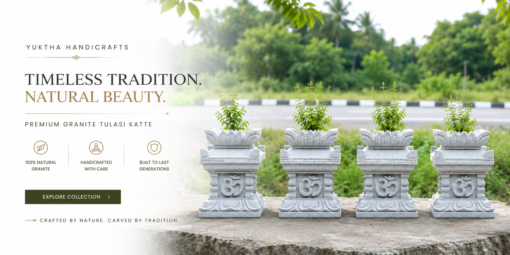 Yuktha Handicrafts — Timeless Tradition. Natural Beauty. Explore the collection